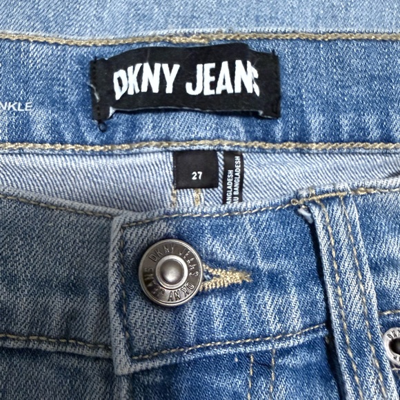 DKNY Light Blue Straight Leg Jeans - Picture 5 of 6